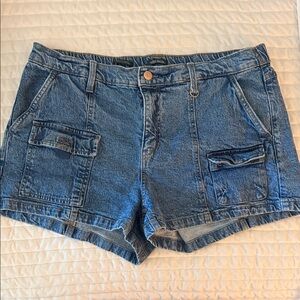 wild fable Blue Denim Cargo Shorts